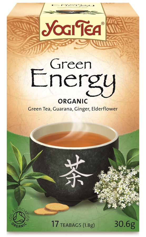 HERBATA ZIELONA ENERGIA BIO (17 x 1,8g) - YOGI TEA